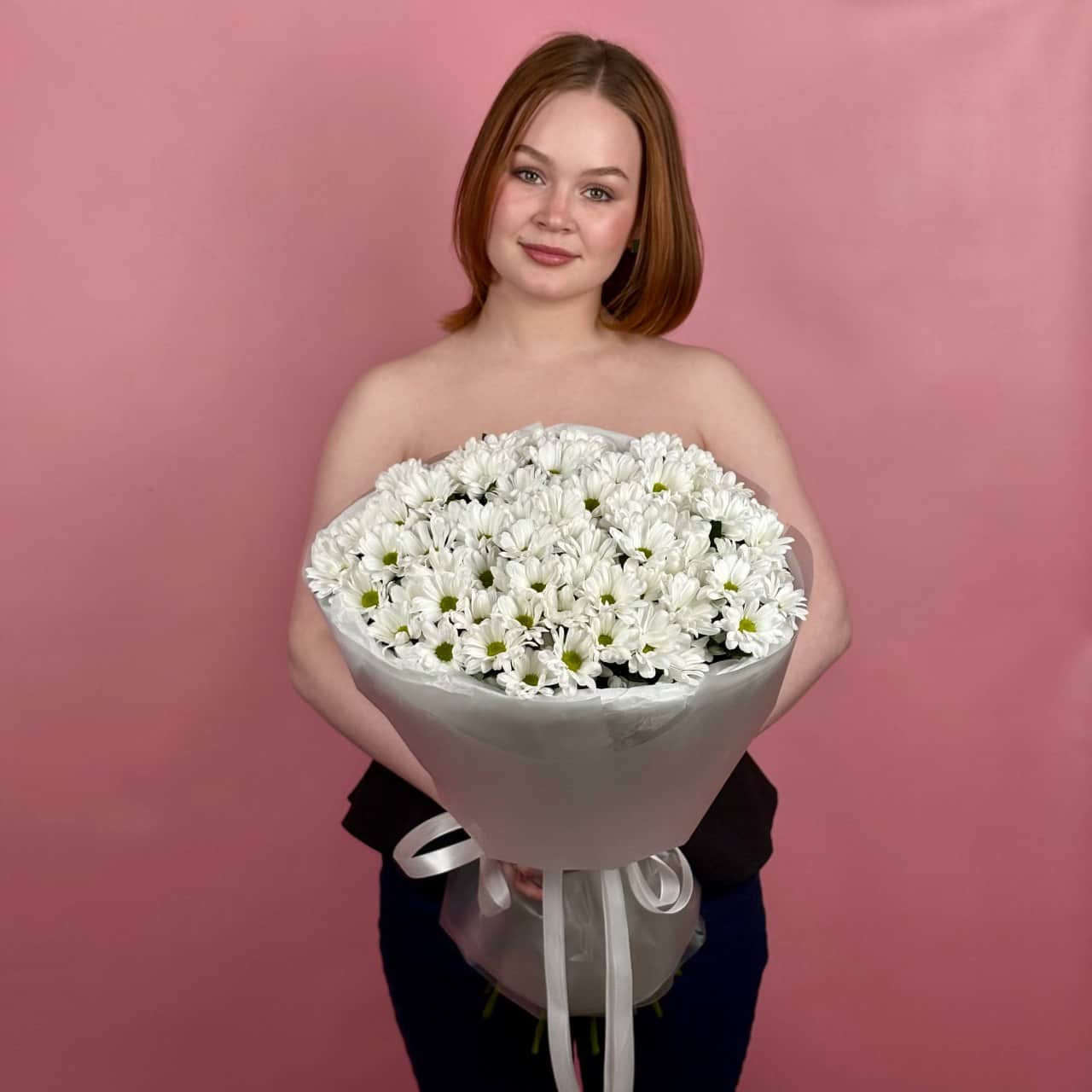 Хризантема кустовая , 15 шт. в круглой упаковке — фото 1