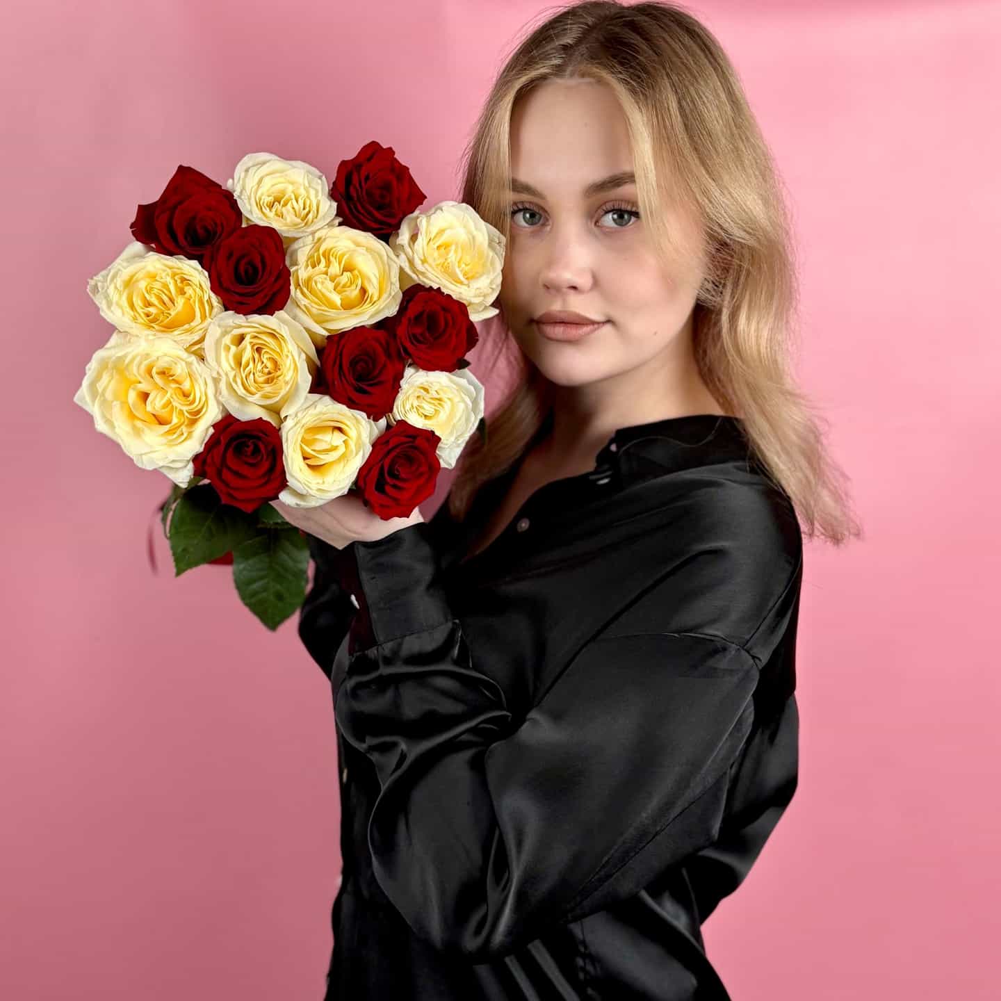 Микс розы, 15 шт. Красные-Сорт Канделат