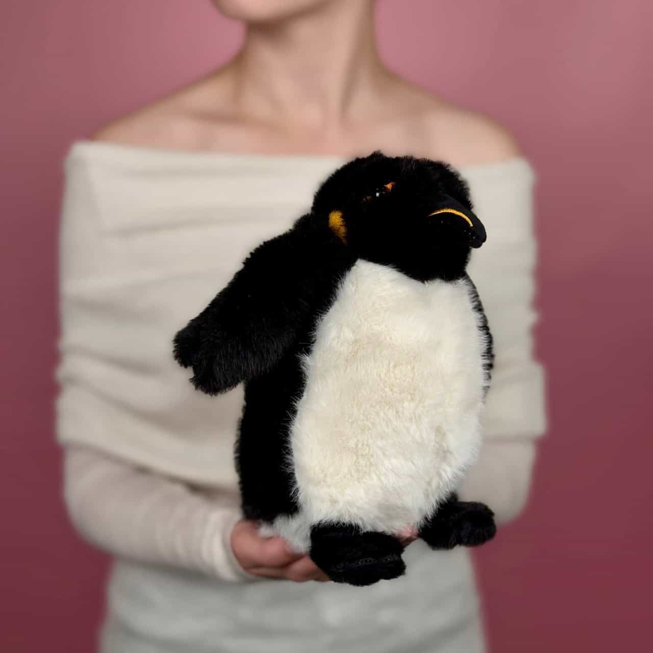 Игрушка мягконабивная ТМ "Relana" Пингвин черный, 25 см