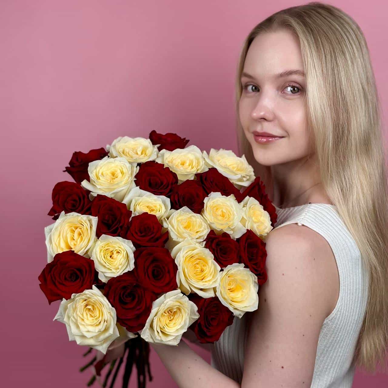 АКЦИЯ ! Микс розы, 29 шт.
