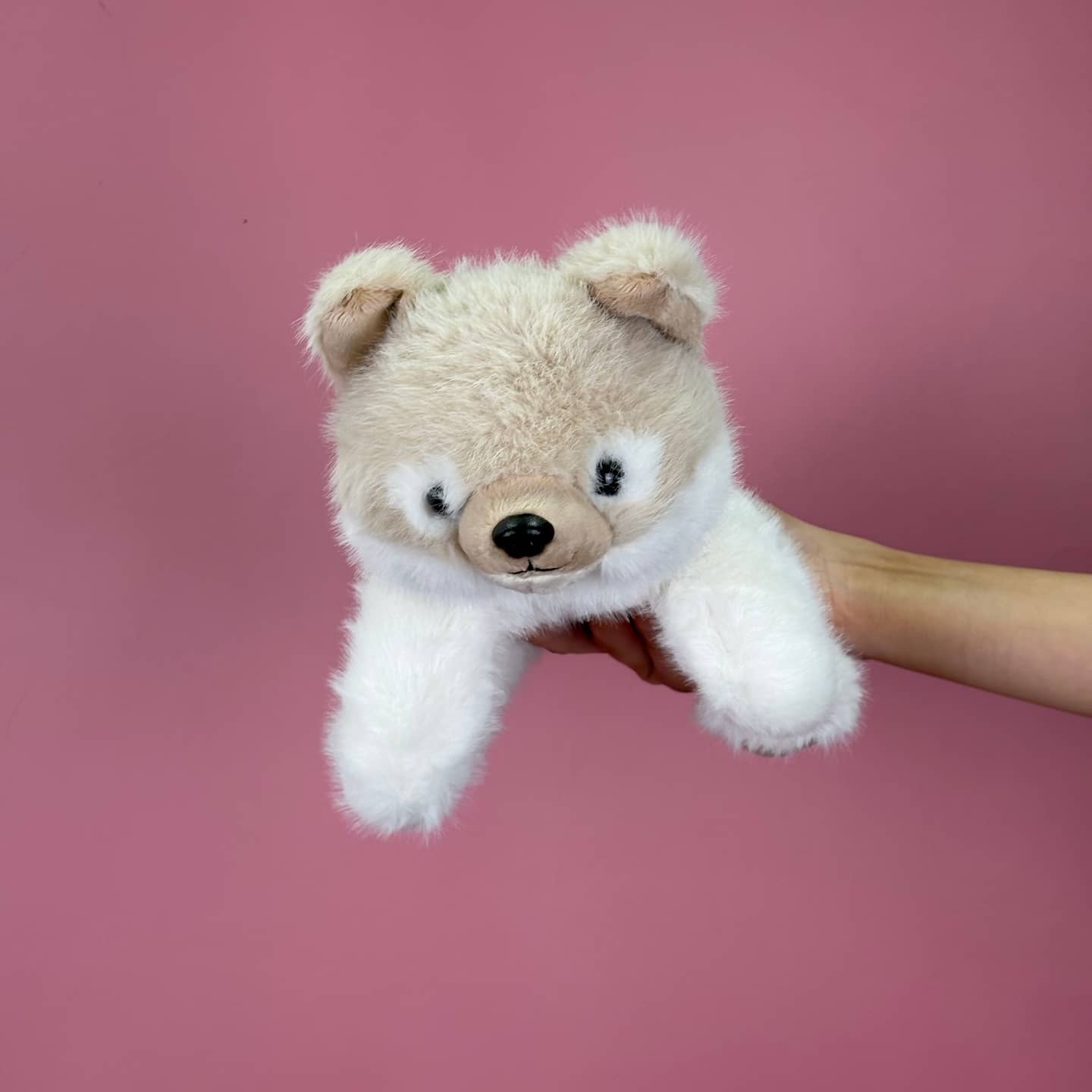 Игрушка мягконабивная ТМ "Relana" Собака бежевая, 25 см, в/п 25*12*18 см — фото 1