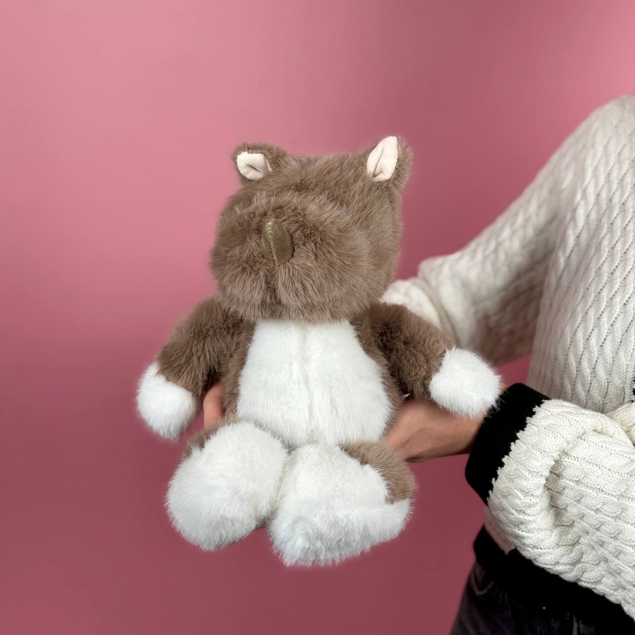Игрушка мягконабивная ТМ "Relana" Носорог, 25 см, в/п 35*22*11 см
