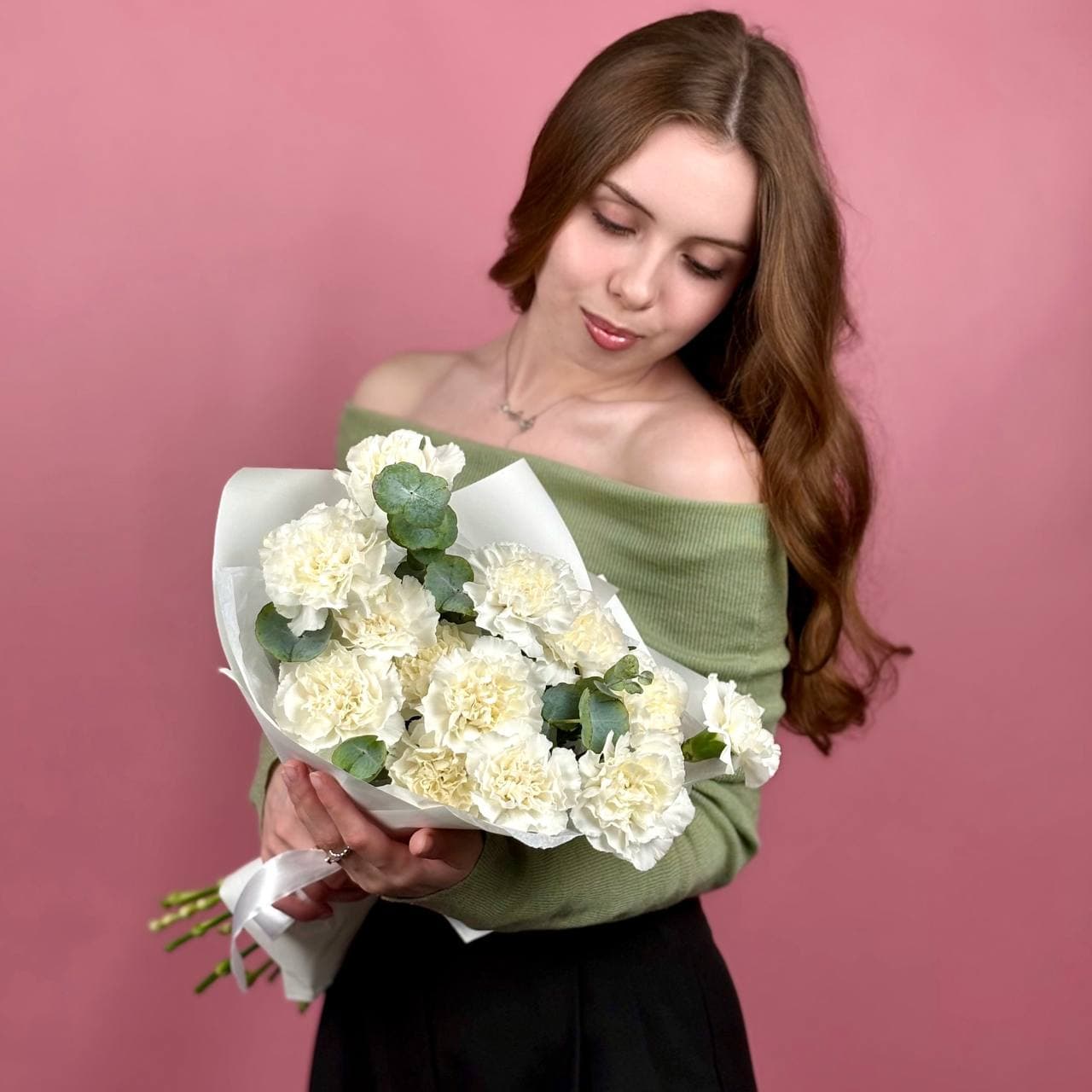Сборный букет 071 Диантус 13 шт. — миниатюра 5
