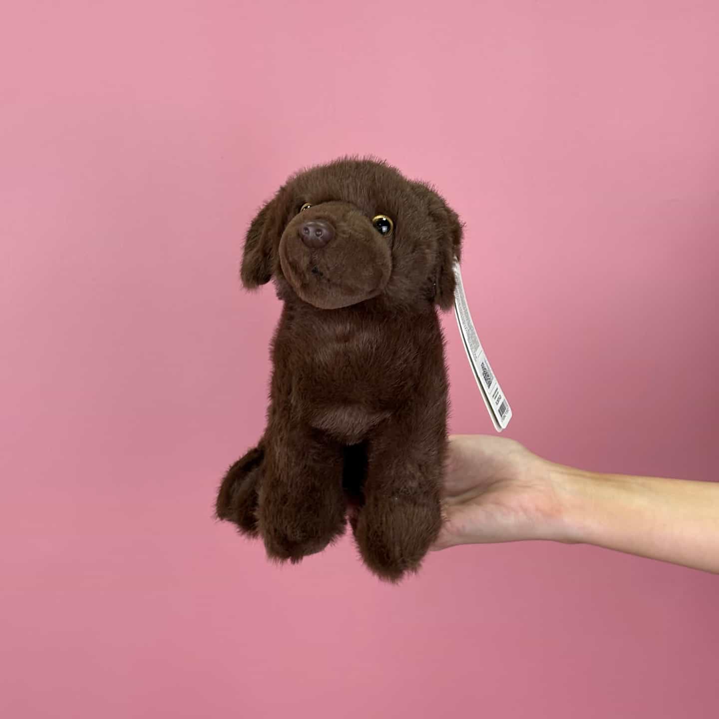 Игрушка мягконабивная ТМ "Relana" Собака Шоколадный Лабрадор, 20 см, в/п 20*12*15 см
