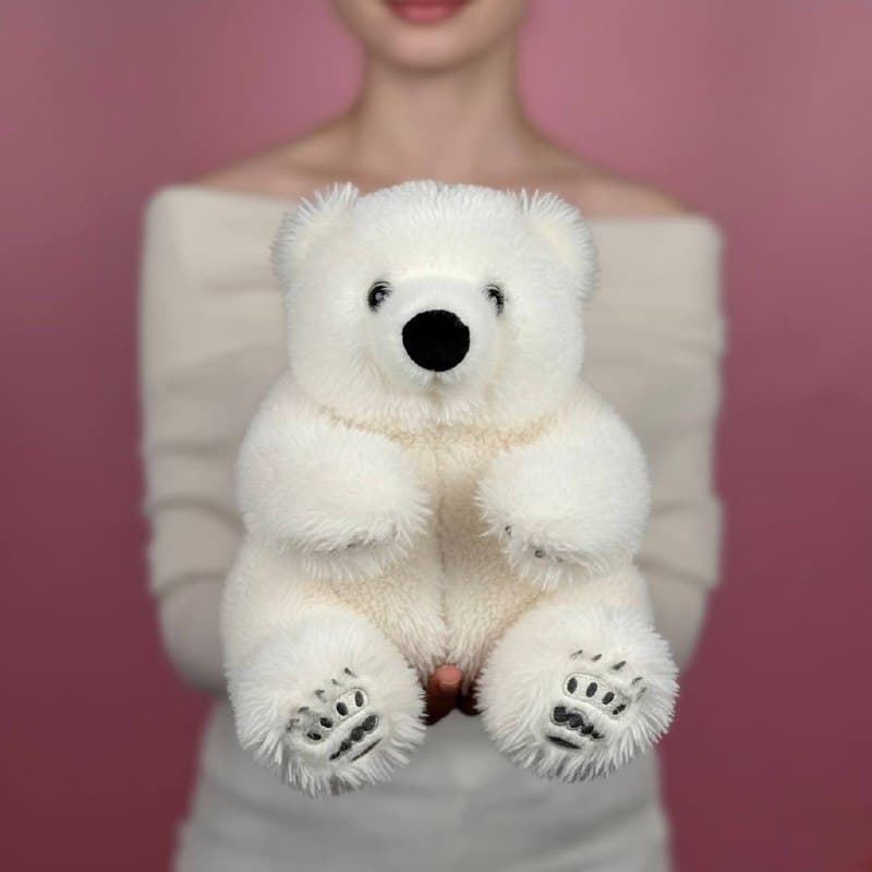 Игрушка мягконабивная ТМ "Relana" Полярный мишка с мягкими коготками, 23 см, в/п 23*20*20 см
