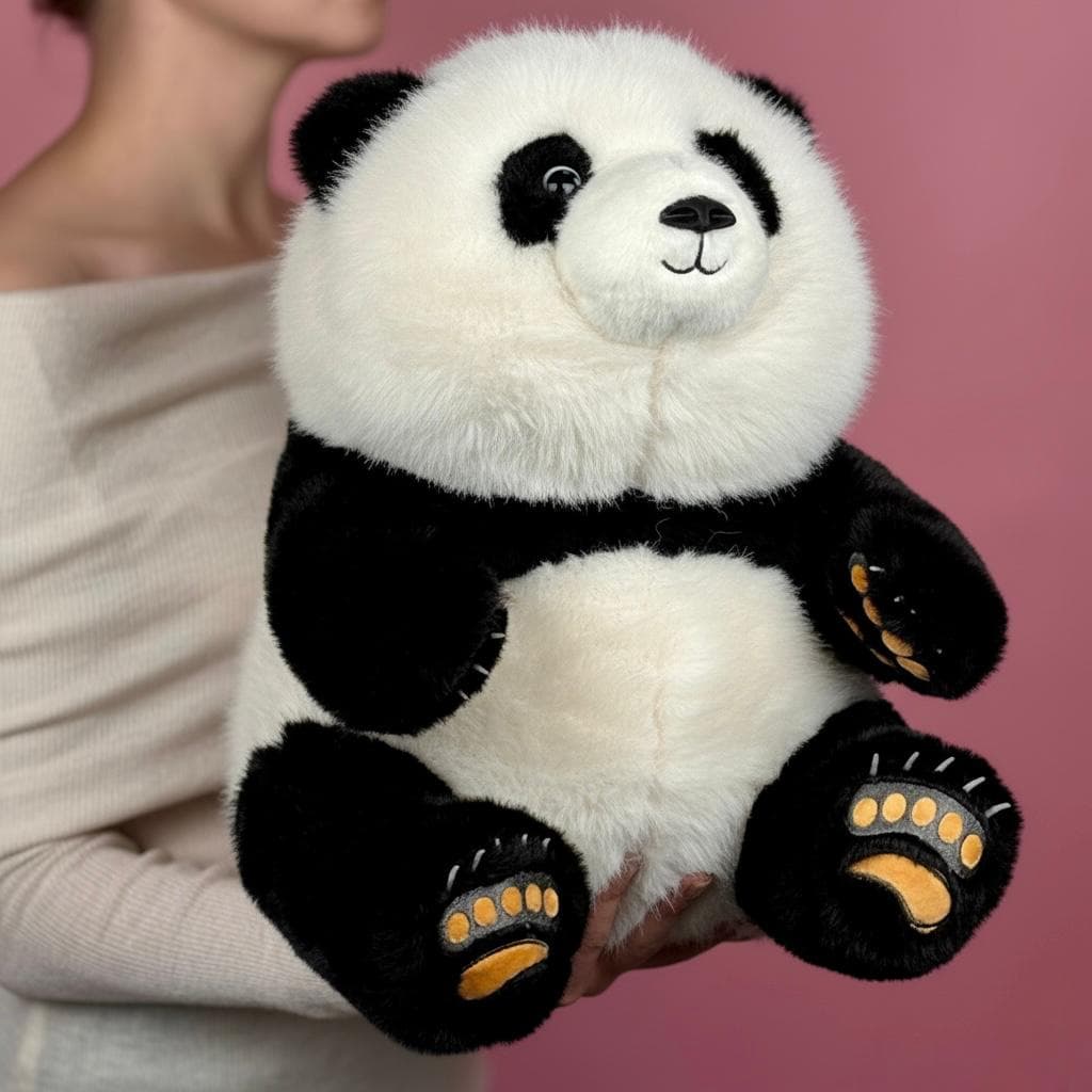 Игрушка мягконабивная ТМ "Relana" Панда с мягкими коготками, 35 см, в/п 35*26*26 см